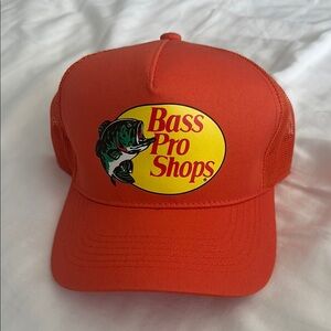 Bass Pro Shops Orange Fishing Cap